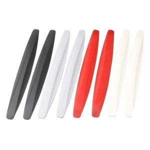 Car Bumper Protector Front Body Corner Lip Bumper Side Guard Rear Back Protection Carbon Fiber Stickers Anti-Scratch Car Styling