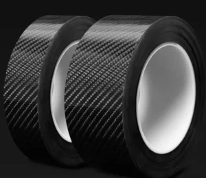 Car Door Sill Strips Protector 5D Carbon Fiber Car Stickers Vinyl Film Auto Bumper Sticker Car Anti Scratch Scuff Tape
