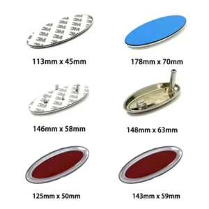 Car Front Hood Bonnet Logo Rear Trunk Badge Sticker for Mondeo Focus Fusion MK2 MK4 F150 F250 Emblem