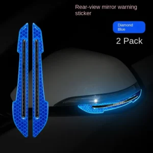 Car Rearview Mirror Reflective Stickers Scratch resistant Reverse Mirror Decoration with Reflective Material