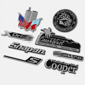 Car Round Metal Badge Decal Sticker Emblem for Cars, Trucks and SUVs