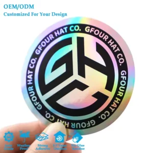 Car Stickers Logo Custom Hologram Sticker Label Brand Logo Die Cut Vinyl Stickers