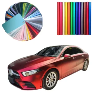 Car Vinyl Wrap Metallic Romanee Red Matt Car Body Changing Color Vinyl Car Sticker Wrap Film