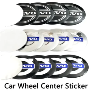 Car Wheel Hub Cap Center Cover Stickers, 65 mm, 60 mm, 56 mm, for S40 S60 S70 S80 S90 V40 V50 V60 V70 V90 XC40 XC60 XC70 XC90