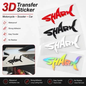 Car and Electric Motorcycle Body Stickers Waterproof Reflective PET with Strong Adhesive