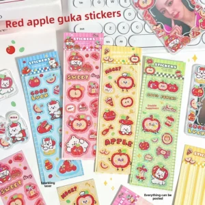 Card Instagram Style Rhinestone Journal Planners Phone Cases Decorative Stickers PET Material Made in China