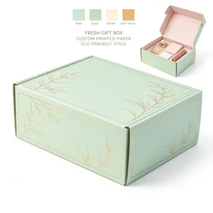 Cardboard Rigid Paper Mailer Box, Matte Recyclable Biodegradable Shipping Packaging
