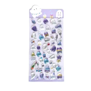 Cartoon 3D Crystal Gemstone Epoxy Stickers for Phone Cases and Computer Notebooks