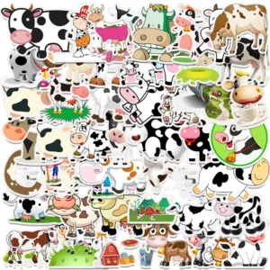Cartoon Animal Waterproof PVC Stickers for Crafts, Stationery, Events, and Accessories