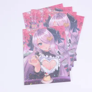 Cartoon Anime Art Print Custom Star Hologram Paper Poster