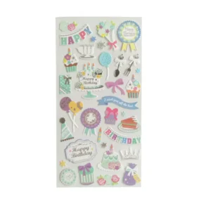 Cartoon CMYK-Printed Paper Sticker Sheet for Travel DIY Craft