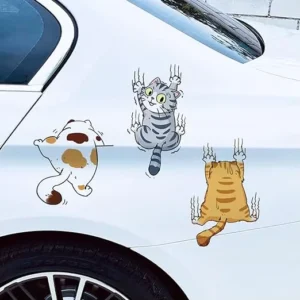 Cartoon Cat Decorative Car Sticker