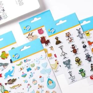 Cartoon Decorative Puffy Stickers