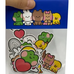 Cartoon Labels, Custom Printed Waterproof Vinyl Stickers for Kids, Promotional and Decorative Use