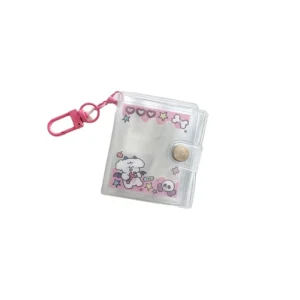 Cartoon Mini 2-Inch Photo Album Keychain Pendant PVC Card Storage Album