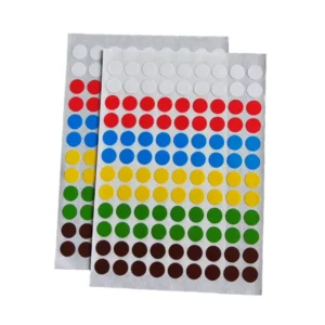 Cartoon Self-Adhesive Dot Stickers Printed on Art Paper for Express and Gift Packaging