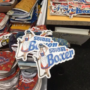 Cartoon Vinyl Stickers for Party Favors Waterproof Die-Cut Matte Varnish Custom Labels