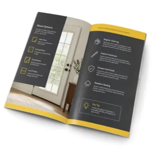 Catalogue Magazine Saddle Stitch Binding Soft Cover Offset Art Paper Custom Design Film