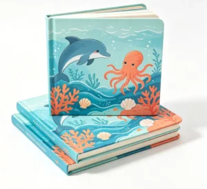 Children’s Animal Addition Learning Story Book for Beginners, Hardcover Custom Printing