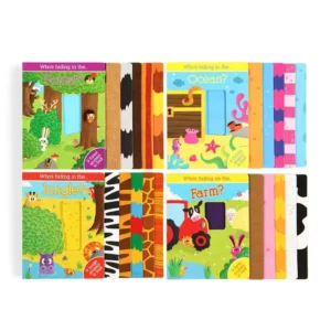 Children’s Educational Activity Game Book, 300-450gsm Cardboard Hardcover, Glossy Finish