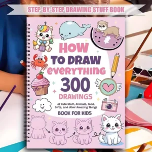 Children’s Graffiti Drawing Notebook and Education Drawing Book