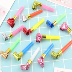 Children’s Plastic Whistles Multi-Color Single-Tone Football Match and Party Noise Maker