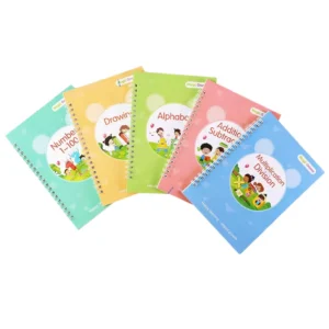 Children’s Reusable Writing Workbook Set, English Calligraphy