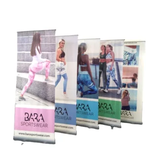 China Factory Custom Roll-Up Banner, Lightweight Aluminum Pull-Up Banner Stand Display