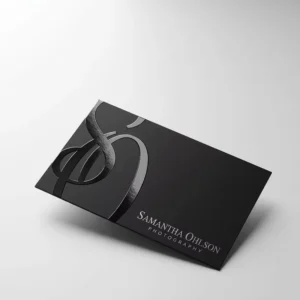 China Manufacturer Business Cards Spot UV Paper Business Cards Debossed