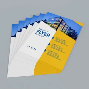 China Poster Printing Service for Company Catalog Brochure Flyer Custom Size Film Lamination Offset Printing Fancy Surface