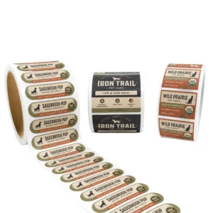 Chocolate Bar Labels, Die-Cut Matte Laminated Adhesive Stickers for Confectionery Packaging