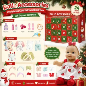 Christmas Advent Calendar 24 Days Countdown Blind Box Surprise Gift Set Kids Holiday Party Present for Christmas Gift Blind Box