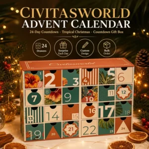 Christmas Advent Calendar Packaging Box Countdown Calendar Premium Gift Box Hardboard Box Cosmetic Blind Box Gift Box