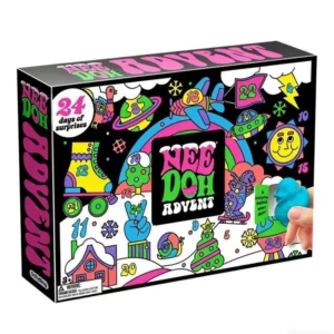 Christmas Countdown Calendar 24 Grid Pinch Music Set Children’s Stress Relief Blind Box Toy Christmas Reward Gift
