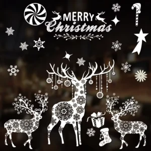 Christmas Glass Cling Window Stickers