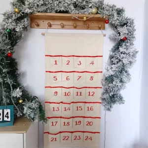Christmas Home Decoration Empty Advent Calendar Fabric Christmas Calendar Advent Countdown Decoration