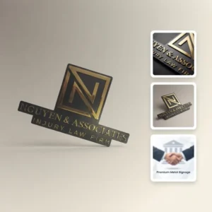 Chrome ABS Plastic 3D Car Emblem Badge Letter Sticker