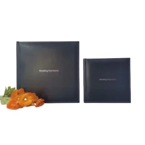 Classic Digital Leather Wedding Album Cover Design