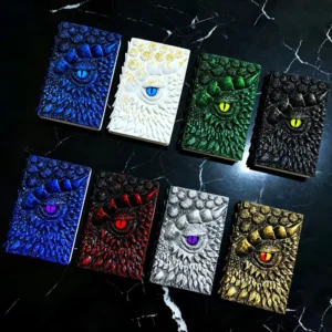 Classical Demon Eyes 3D Resin Embossed Dragon Book Journal A5 Journal Vintage Notebook