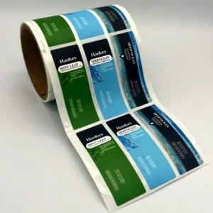 Clear 10ml PET Oil-Proof Adhesive Vinyl Labels for Perfume and Shampoo, Custom Logo Printing