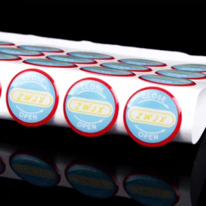 Clear Coated Domed Epoxy Resin Stickers with 3D Raised Glossy Custom Logos for Automotive Exterior