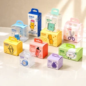 Clear PET PVC Acetate Folding Favor Box for Wedding Party Gifts, SGS Certified
