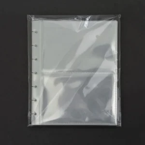Clear Plastic Disc-Bound Photo Album Sleeves, 3×4, 4×6, 5×7, 6×8, 6×9, 7×10