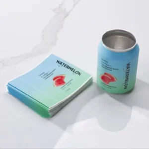 Clear Printed PET Shrink Film Labels for Beverage Cans and Bottles