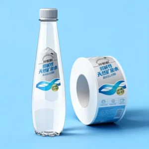 Clear Vinyl Waterproof Self-Adhesive Packaging Label Stickers with Custom Logo
