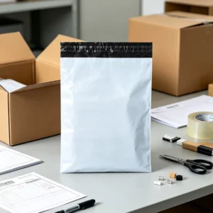 Co-Extruded Custom Black Poly Mailers Plastic Mail Bags Envelopes Shipping Suppliers