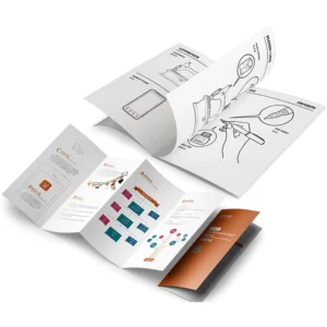 Coated Paper Custom Logo Full-Color Digital Book Printing with Film Lamination for User Manuals and Instructions