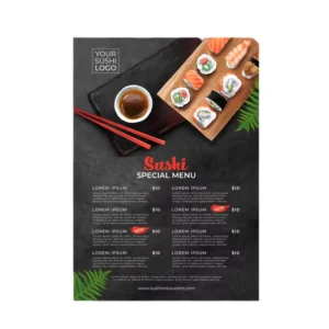 Coated and Art Paper Half-Fold, Trifold, and Gate-Fold Brochures and Flyers, CMYK 4-Color Offset Printing