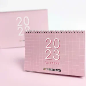 Coil Bound Desk Calendar Planner With Sticky Notes Memo Pad for Office Home School Wall Monthly Weekly Schedule