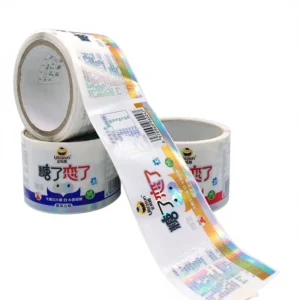 Cold Stamping Foil Waterproof Transparent Colorful Vinyl Sticker Roll